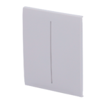 Panel táctil para interruptor de luz doble - Compatible con AJ-LIGHTCORE-2G - Retroiluminación LED - Panel táctil central sin contacto - Color niebla - Ajax - LightSwitch CenterButton