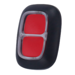 Doble botón de pánico - Bidireccional - Inalámbrico 868 MHz Jeweller - Alcance espacio abierto 1300 m - Pulsación segura: doble o larga - Alimentación 1 pila CR2032 3.0 V