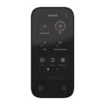 Teclado con pantalla IPS táctil y lector RFID - Armado/desarmado total o por grupos - Control de los escenarios de automatización - Autenticación: códigos, lector RFID o Bluetooth - Alimentación 6 pilas AA 1.5 V o 12VDC - Certificado grado 2