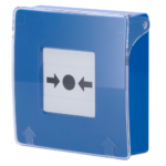 Botón manual de alarma de incendio azul - Inalámbrico 868 MHz Jeweller - Botón alarma incendio o activador de escenarios - Compatible con función de alarma interconectada - Transmisión de alarmas a CRA (configurable) - Alimentación 2 pilas CR123A