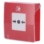 Pulsador de alarama de incendio rojo inalámbrico Ajax-Botón alarma incendio o activador de escenarios - Compatible con función de alarma interconectada - Transmisión de alarmas a CRA  - Alimentación 2 pilas CR123A