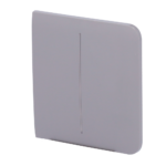 Panel táctil para interruptor de luz doble - Compatible con AJ-LIGHTCORE-2G - Retroiluminación LED - Panel táctil lateral sin contacto - Color gris - Ajax - LightSwitch SideButton