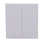 Panel táctil para interruptor de luz doble - Compatible con AJ-LIGHTCORE-2G - Retroiluminación LED - Panel táctil central sin contacto - Color niebla - Ajax - LightSwitch CenterButton - Imagen 2