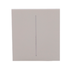 Panel táctil para interruptor de luz doble - Compatible con AJ-LIGHTCORE-2G - Retroiluminación LED - Panel táctil central sin contacto - Color oliva - Ajax - LightSwitch CenterButton - Imagen 2