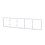 Marco para cinco interruptores - Compatible con 2 x AJ-SIDEBUTTON - Compatible con 3 x AJ-CENTERBUTTON - Ajax - LightSwitch Frame (5 seats) - Imagen 2
