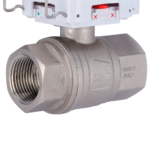 Electroválvula de cierre de agua - Válvula Bonomi de 1" (DN 25) - Compatible con tuberías de agua caliente y fría - Cierre de la válvula en menos de 5 segundos - Admite escenarios de automatización - Alimentación 4 baterías CR123A o a 7,5~14 VDC - Imagen 2