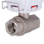 Electroválvula de cierre de agua - Válvula Bonomi de 3/4" (DN 20) - Compatible con tuberías de agua caliente y fría - Cierre de la válvula en menos de 5 segundos - Admite escenarios de automatización - Alimentación 4 baterías CR123A o a 7,5~14 VDC - Imagen 2