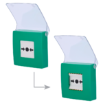 Botón manual de alarma de incendio verde - Inalámbrico 868 MHz Jeweller - Botón alarma incendio o activador de escenarios - Compatible con función de alarma interconectada - Transmisión de alarmas a CRA (configurable) - Alimentación 2 pilas CR123A - Imagen 2