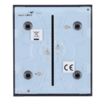 Panel táctil para interruptor de luz simple - Compatible con AJ-LIGHTCORE-1G / -2W - Retroiluminación LED - Panel táctil central sin contacto - Color grafito - Ajax - LightSwitch CenterButton - Imagen 3