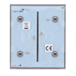 Panel táctil para interruptor de luz simple - Compatible con AJ-LIGHTCORE-1G / -2W - Retroiluminación LED - Panel táctil central sin contacto - Color gris - Ajax - LightSwitch CenterButton - Imagen 3