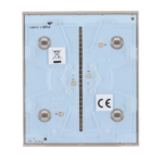 Panel táctil para interruptor de luz simple - Compatible con AJ-LIGHTCORE-1G / -2W - Retroiluminación LED - Panel táctil central sin contacto - Color oliva - Ajax - LightSwitch CenterButton - Imagen 3