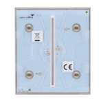 Panel táctil para interruptor de luz doble - Compatible con AJ-LIGHTCORE-2G - Retroiluminación LED - Panel táctil central sin contacto - Color oliva - Ajax - LightSwitch CenterButton - Imagen 3