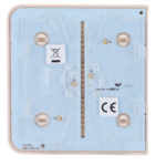 Panel táctil para un interruptor de luz - Compatible con AJ-LIGHTCORE-1G / -2W - Retroiluminación LED - Panel táctil lateral sin contacto - Color marfil - Ajax - LightSwitch SideButton - Imagen 3