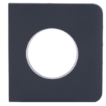 Tapa lateral para enchufe inteligente tipo E - Compatible con AJ-OUTLETCORE-SMART-E - Indicador LED sobre estado del enchufe y consumo - Botón táctil para control manual - Retroalimentación LED - Color grafito - Imagen 3