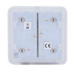 Panel táctil para un interruptor de luz - Compatible AJ-LIGHTCORE-1G / -2W - Retroiluminación LED - Panel táctil sin contacto - Color niebla - Ajax - LightSwitch SoloButton - Imagen 3