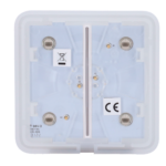 Panel táctil para interruptor de luz doble  - Compatibilidad con AJ-LIGHTCORE-2G - Retroiluminación LED - Panel táctil sin contacto - Color oliva - Ajax - LightSwitch SoloButton - Imagen 3
