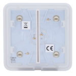 Panel táctil para interruptor de luz doble  - Compatibilidad con AJ-LIGHTCORE-2G - Retroiluminación LED - Panel táctil sin contacto - Color ostra - Ajax - LightSwitch SoloButton - Imagen 3