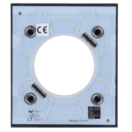 Tapa central para enchufe inteligente tipo E - Compatible con AJ-OUTLETCORE-SMART-E - Indicador LED sobre estado del enchufe y consumo - Botón táctil para control manual - Retroalimentación LED - Color grafito - Imagen 4