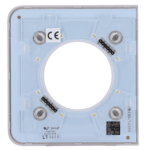 Tapa lateral para enchufe inteligente tipo E - Compatible con AJ-OUTLETCORE-SMART-E - Indicador LED sobre estado del enchufe y consumo - Botón táctil para control manual - Retroalimentación LED - Color niebla - Imagen 4