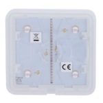 Panel táctil para interruptor de luz - Compatible con AJ-LIGHTCORE-1G / -2W - Retroiluminación LED - Panel táctil sin contacto - Color blanco - Ajax - LightSwitch SoloButton - Imagen 4
