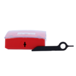 Pulsador de alarama de incendio rojo inalámbrico Ajax-Botón alarma incendio o activador de escenarios - Compatible con función de alarma interconectada - Transmisión de alarmas a CRA  - Alimentación 2 pilas CR123A - Imagen 4