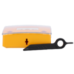 Botón manual de alarma de incendio amarillo - Inalámbrico 868 MHz Jeweller - Botón alarma incendio o activador de escenarios - Compatible con función de alarma interconectada - Transmisión de alarmas a CRA (configurable) - Alimentación 2 pilas CR123A - Imagen 4