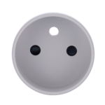 Tapa lateral para enchufe inteligente tipo E - Compatible con AJ-OUTLETCORE-SMART-E - Indicador LED sobre estado del enchufe y consumo - Botón táctil para control manual - Retroalimentación LED - Color niebla - Imagen 5