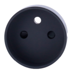 Tapa lateral para enchufe inteligente tipo E - Compatible con AJ-OUTLETCORE-SMART-E - Indicador LED sobre estado del enchufe y consumo - Botón táctil para control manual - Retroalimentación LED - Color grafito - Imagen 5