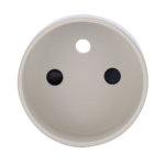 Tapa frontal para enchufe inteligente tipo E - Compatible con AJ-OUTLETCORE-SMART-E - Indicador LED sobre estado del enchufe y consumo - Botón táctil para control manual - Retroalimentación LED - Color ostra - Imagen 5