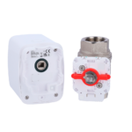 Electroválvula de cierre de agua - Válvula Bonomi de 1" (DN 25) - Compatible con tuberías de agua caliente y fría - Cierre de la válvula en menos de 5 segundos - Admite escenarios de automatización - Alimentación 4 baterías CR123A o a 7,5~14 VDC - Imagen 5