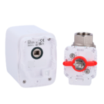 Electroválvula de cierre de agua - Válvula Bonomi de 3/4" (DN 20) - Compatible con tuberías de agua caliente y fría - Cierre de la válvula en menos de 5 segundos - Admite escenarios de automatización - Alimentación 4 baterías CR123A o a 7,5~14 VDC - Imagen 5