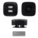 Detector de CO - Baterías reemplazables - Inalámbrico 868 MHz Jeweller - Sirena 85 dB incorporada - Certificado EN 14604 - Imagen 6