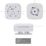 Detector de CO - Baterías integradas - Inalámbrico 868 MHz Jeweller - Sirena 85 dB incorporada - Certificado EN 14604 - Imagen 6
