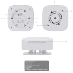 Detector termovelocimétrico - Baterías integradas - Inalámbrico 868 MHz Jeweller - Sirena 85 dB incorporada - Certificado EN 14604 - Imagen 6