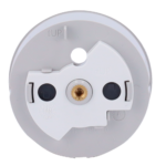 Tapa lateral para enchufe inteligente tipo E - Compatible con AJ-OUTLETCORE-SMART-E - Indicador LED sobre estado del enchufe y consumo - Botón táctil para control manual - Retroalimentación LED - Color niebla - Imagen 6