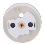 Tapa frontal para enchufe inteligente tipo E - Compatible con AJ-OUTLETCORE-SMART-E - Indicador LED sobre estado del enchufe y consumo - Botón táctil para control manual - Retroalimentación LED - Color ostra - Imagen 6