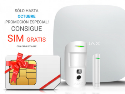Consigue una SIM gratis por cada KIT AJAX
