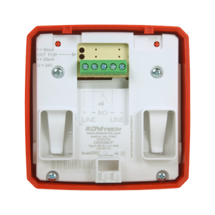 Pulsador convencional rearmable