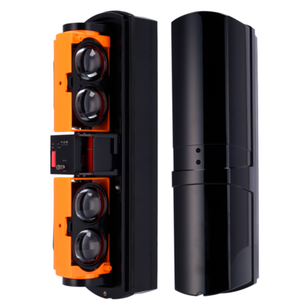 4 haces 600m Detector de barrera por infrarrojos